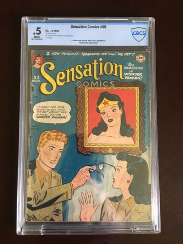 Sensation Comics #95 CBCS .5 (Not CGC) Wonder Woman Steve Trevor - Golden Age