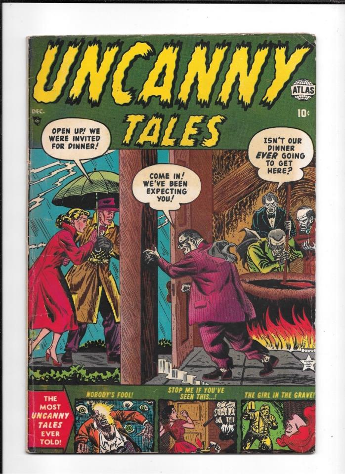 UNCANNY TALES #4 ==> FN- VAMPIRES PRE-CODE HORROR ATLAS/MARVEL 1952