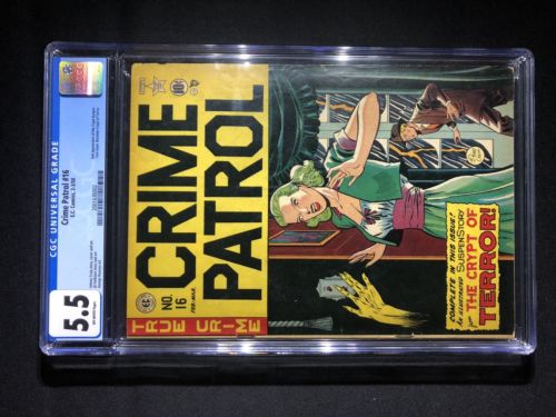 Crime Patrol #16 - Tales From The Crypt - EC Comics - CGC Graded