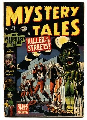 Mystery Tales #8 comic book 1953- Atlas Horror- Werewolf transformation