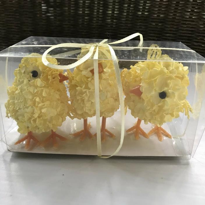 3 Little Chicks,Farmhouse Decor,Yellow Chickens,Country Decor,New In Package
