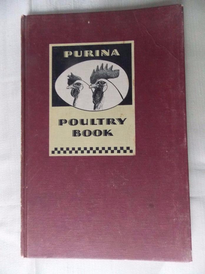 1939 Ralston Purina Poultry Book-All About Raising Chickens/Turkeys/Ducks & Game