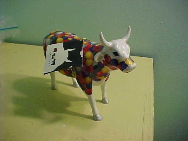 Westland Cow Parade THE GUM BULL MACHINE #7307 Figurine 2002