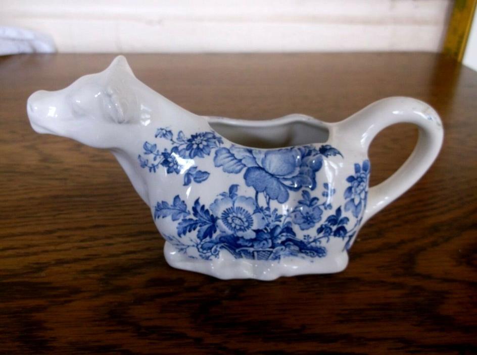 Vintage Charlotte Royal Crownford Ironstone Cow Creamer