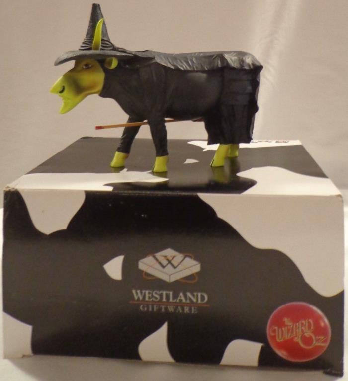 UDDERLY WITCHED COW PARADE WIZARD OF OZ 7245 WICKED WITCH OF THE WEST BOXED 2002