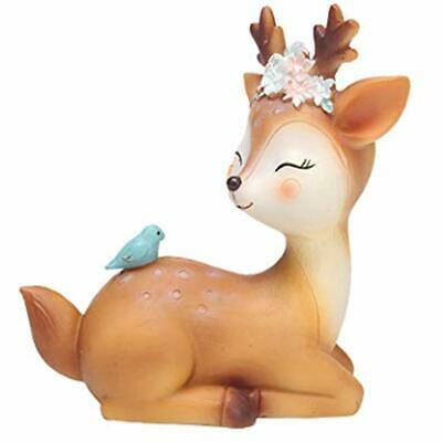 Resin Cute Cake Toppers Deer Topper, Figurines Toys Decor, Home 