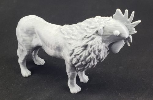 Rooster Lion 3d printed Lion Rooster
