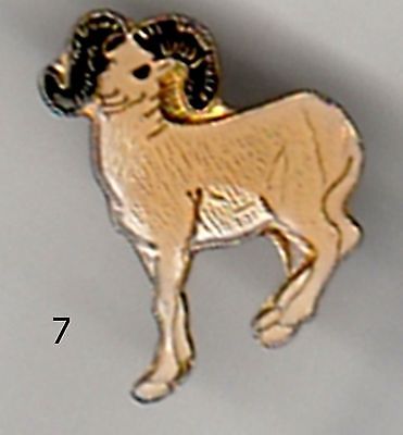 Ram Animal pin