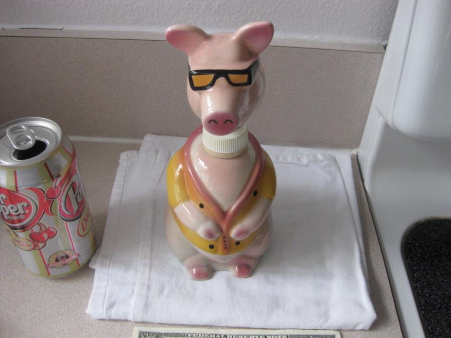 Pig with Sunglasses Liquid Soap Pump Dispenser