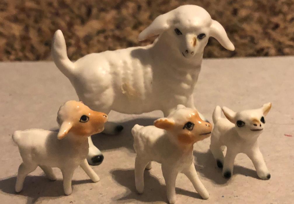 Sweet Sheep Family Figurines