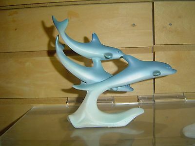 Swimming Dolphins Figurine