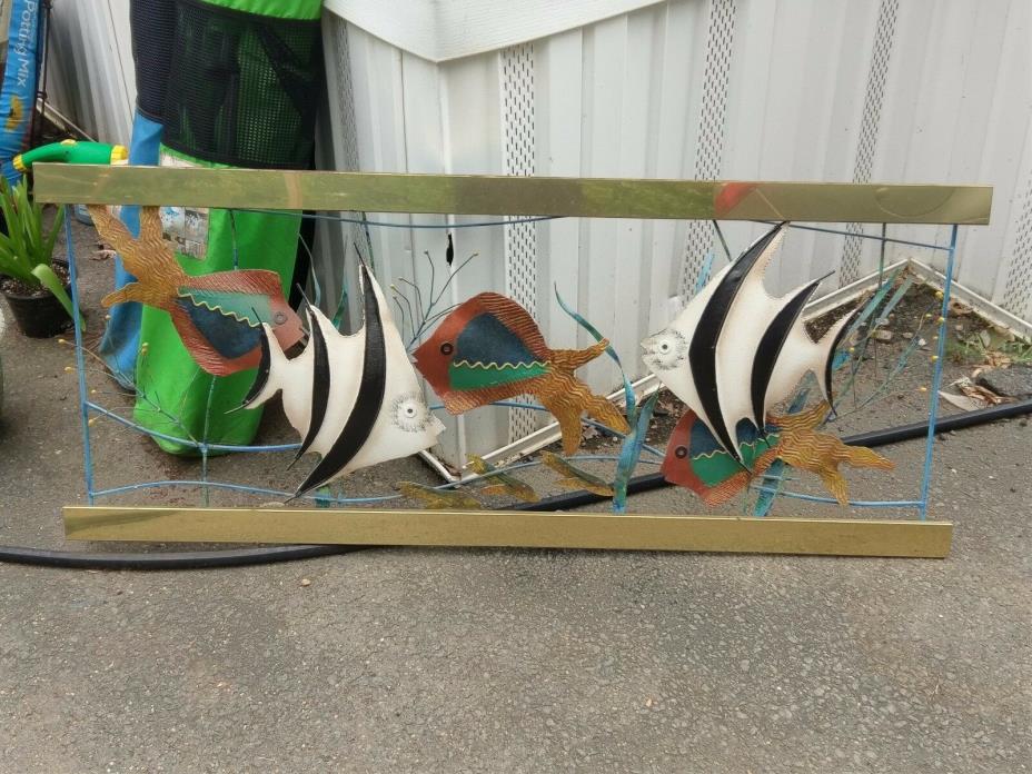 Large Museum Metal Fish Tank Display