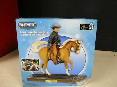 ELVIS PRESLEY BREYER HORSE RISING SUN HARMONY ON HORSEBACK NIB