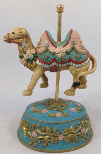 Camel Carousel Animal Merry Go Round Ceramic Figurine Circus