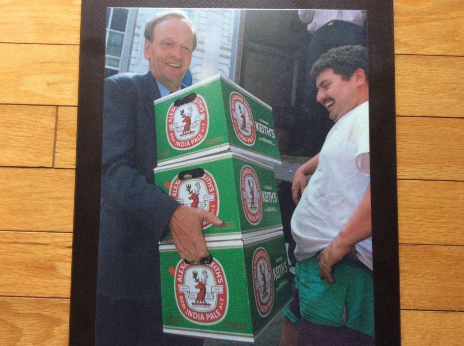 Rare Former Prime Minister Jean Chrétien Alexander Keith Beer Matted Poster
