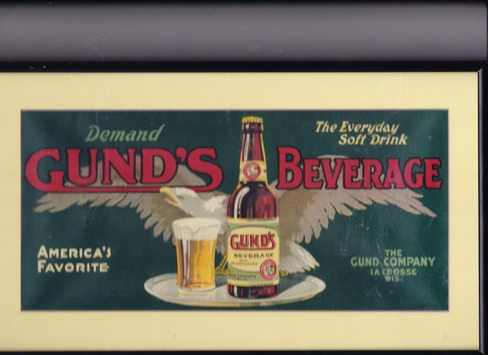 THE GUND CO.     GUND'S BEVERAGE     LACROSSE, WIS    THIS A COPY