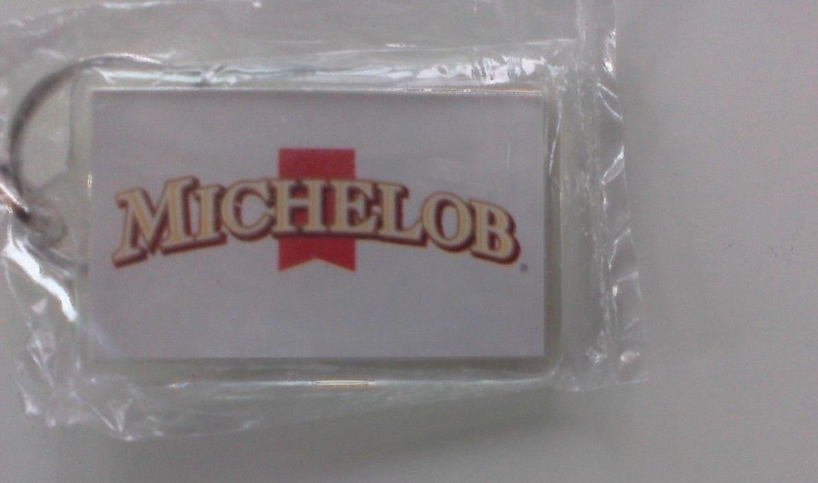 Michelob Promotional Acrylic Key Ring / Fob  - New in package - 2