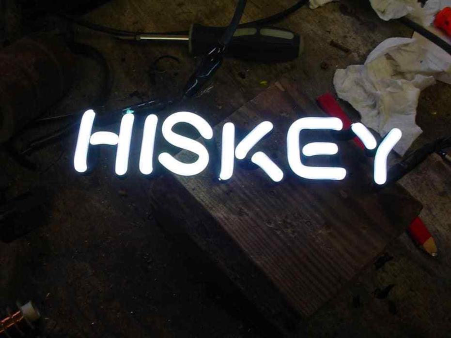 HISKEY Neon Tube Only For a Jameson Neon sign, Neon Beer Sign Parts Only,