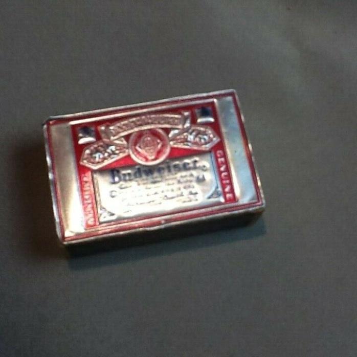 Budweiser wooden matches and box advertising