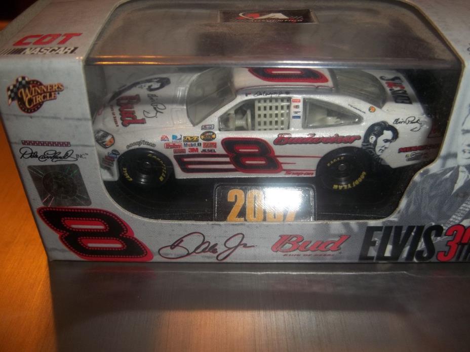 ADULT WINNERS CIRCLE DALE JR. AND ELVIS 1:64  NASCAR NO. 8 BUDWEISER CAR 2007