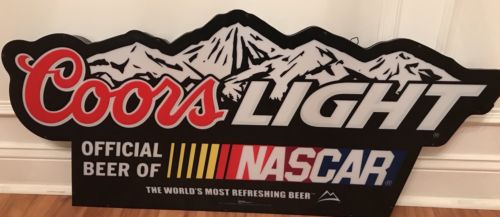 Coors Light Beer , Official Beer Of NASCAR Neon LED Light Bar Sign 40