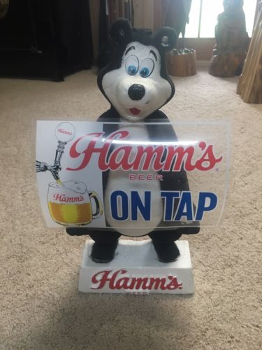 Hamms Beer Small Styro Bear Sign