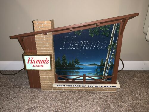 Vintage Hamms Beer motion light  