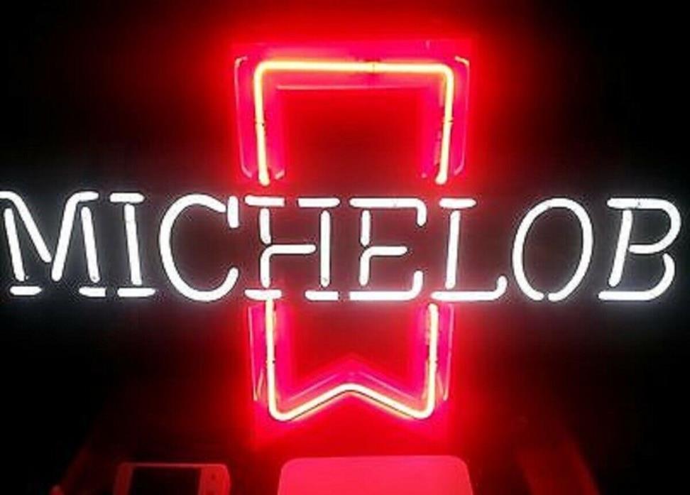 Vintage beer michelob neon sign bar classic advertising pick up Ohio nice glows