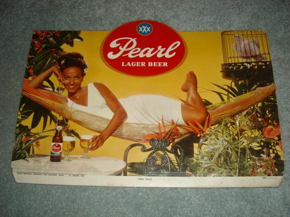 Pearl Lager Beer Sign