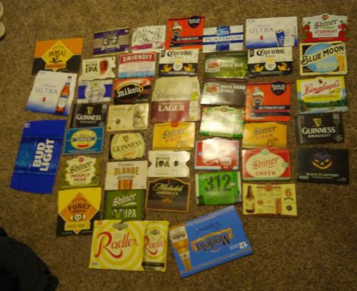 Man Cave Decor, 40+ beer box signs!