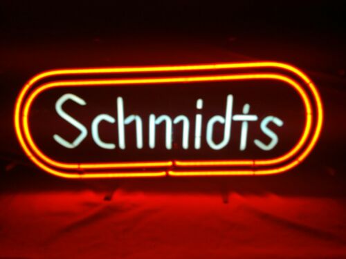 VINTAGE OLD SCHMIDTS NEON BEER LIGHTED SIGN AWESOME