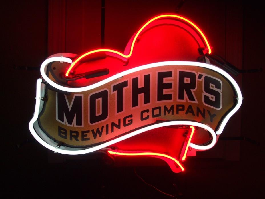 MOTHERS'S BREWING COMPANY NEON BEER BAR SIGN MAN CAVE GARAGE SPRINGFIELD MO