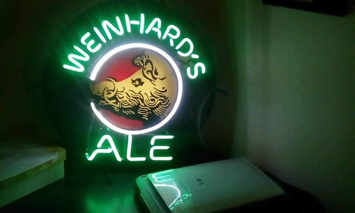 Vintage Weinhard's Ale(Boar) Neon Beer Sign - Rare *MAN CAVE*Great Sign*
