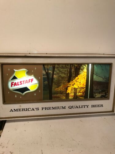 FALSTAFF BEER MOTION SIGN (4 Seasons), 1950'S EVERYTHING WORKS