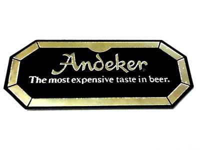 Pabst beer sign mirror Andeker vintage reverse painted glass ROG wall or aisle