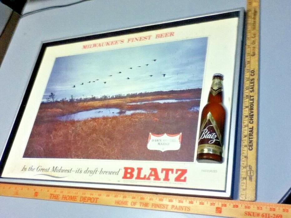 Blatz beer sign the blue grass region midwest series vintage brewery signs 1 MO3