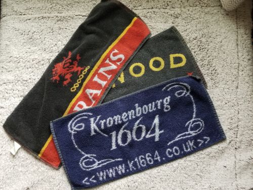 Vintage Pub Beer Bar Towels MAN CAVE