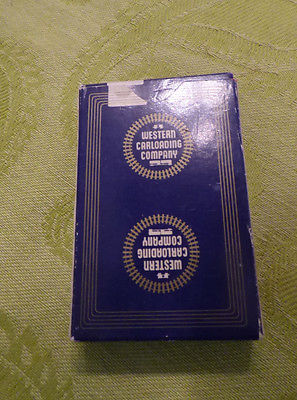 Vintage Western Carloading Company Playing Cards