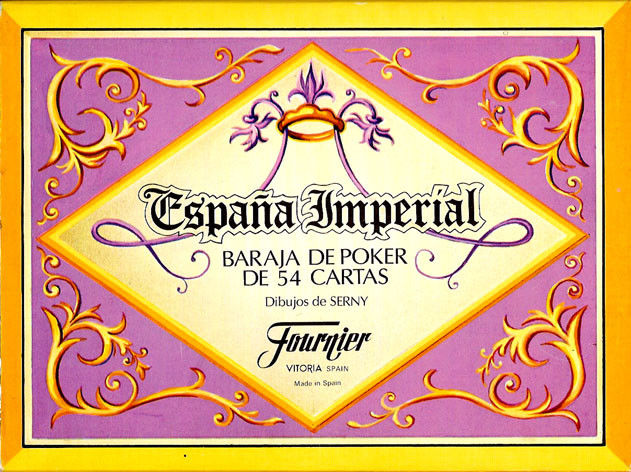 España Imperial Playing Cards-Espana Imperial Baraja De Poker - 52 playing cards