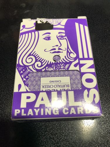 Seneca Creek Casino Buffalo Drilled Playing Cards - Paulson plus bonus