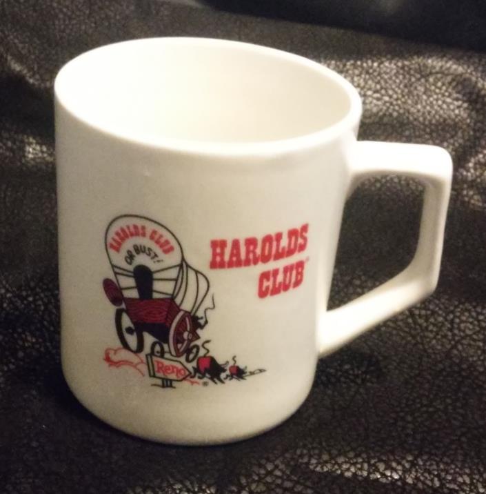 Harolds Club or Bust! Ceramic Mug , Reno , Nevada 8 oz