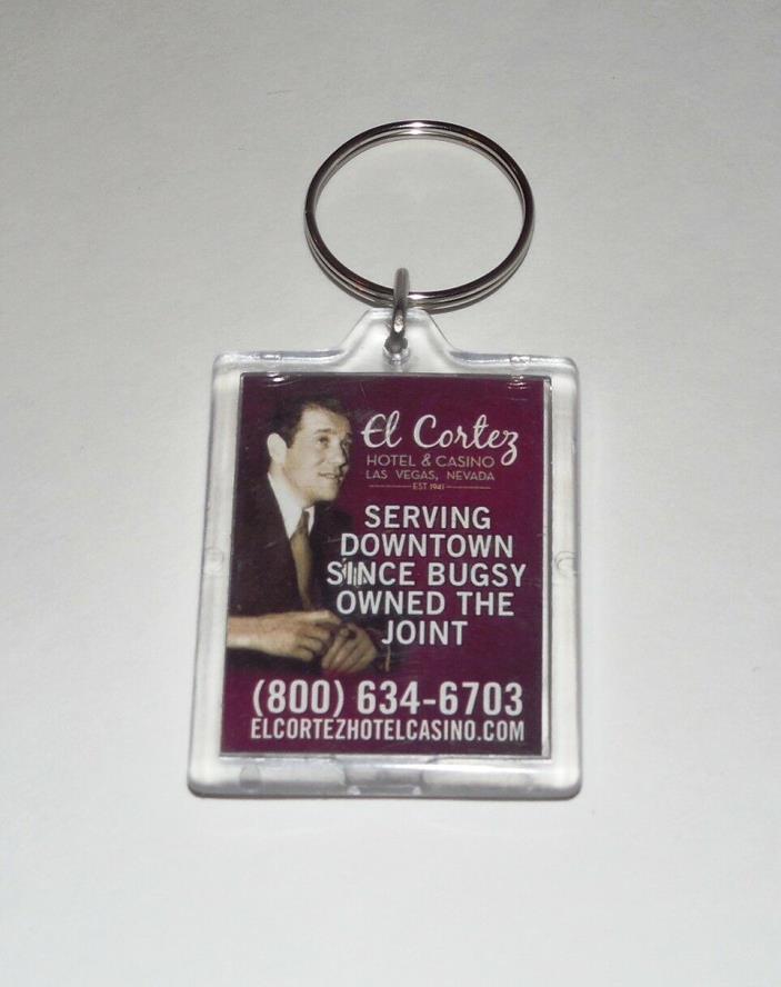 Bugsy Siegel El Cortez Hotel And Casino Downtown Las Vegas Photo Key Chain