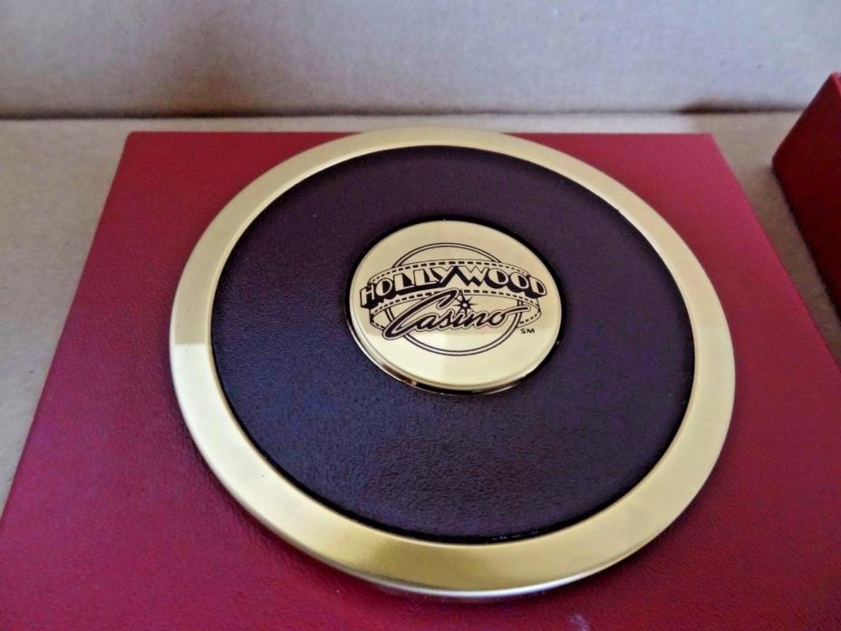 SET OF 4 - HOLLYWOOD CASINO LAS VEGAS DRINK COASTER - SEE DESCRIPTION