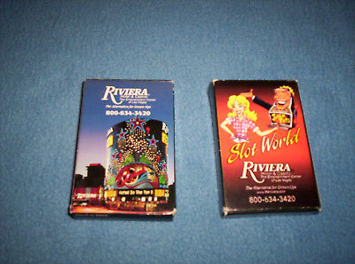 Vintage Las Vegas Riviera Hotel & Casino Playing Cards