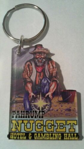 NUGGET CASINO PAHRUMP, NEVADA MIRROR KEY CHAIN GREAT FOR ANY COLLECTION!