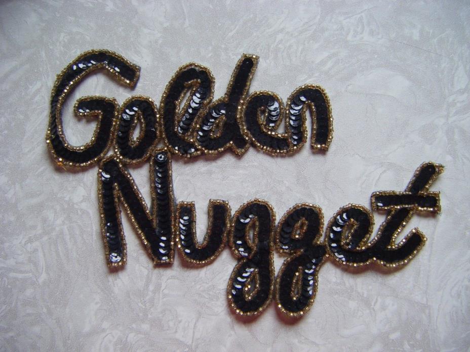 Vintage Golden Nugget Las Vegas Casino Embroidered 5