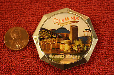 Four Winds Casino Resort New Buffalo, Michigan fridge magnet...
