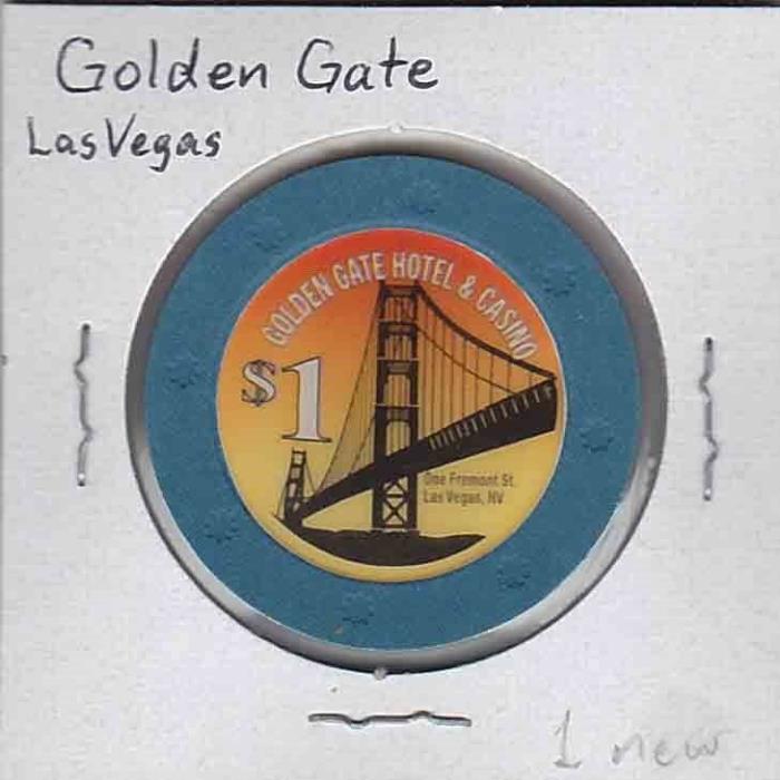 $1 chip from the Golden Gate Casino, Las Vegas