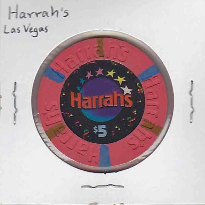 $5 chip from Harrah’s Casino, Las Vegas