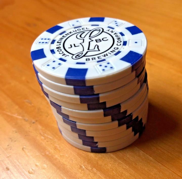 Jacob Leinenkugel Brewing Company Souvenir Poker Chip